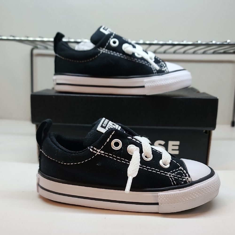 Converse Kids Black and White Sneakers